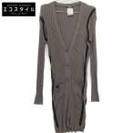 CHANEL シャネル P40753K03011 ブラウン シルクコットン カシミヤ混 カーディガン ブラウン 38 トップス シルク レディース 中古