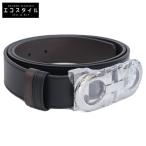 新品/  Salvatore Ferragamo サルヴァトーレフェラガモ ガンチーニバックル リバーシブル レザー ベルト  メンズ