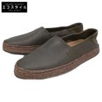 ショッピングエスパドリーユ 新品同様/  Henderson ヘンダーソン シボレザー エスパドリーユ スリッポン/ シューズ 40 カーキ メンズ