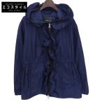 新品同様 DUVETICA デュベティカ AGRISA ナイロン フリル ブルゾン レディース ネイビー 40