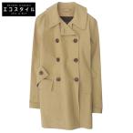 LOUIS VUITTON ルイヴィトン モノグラム ショートトレンチコート レディース ベージュ ×マッキントッシュ 裏地  ゴム引き 36