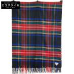 美品 Johnstons ジョンストンズ カシミヤ100 タータンチェック マフラー  ストール レディース