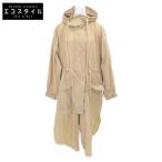 美品/23SS MONCLER モンクレール SOLOGNE ナイロン フーディ コート 0 ベージュ レディース