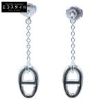 美品 HERMES エルメス Ag925 シェーヌダンクル ファランドール ドロップ ピアス シルバー レディース アクセサリー ジュエリー