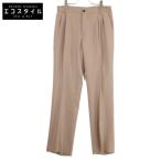 美品/国内正規 DOLCE&GABBANA ドルチェアンドガッバーナ GYZLHT GF081 2タック スラックス/ ボトムス 46 ベージュ メンズ