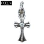 Chrome Hearts クロムハーツ SV925 CHクロス ベビーファットチャーム ダイヤモンド ペンダントトップ メンズ レディース アクセサリー