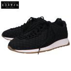 美品/  BOTTEGA VENETA ボッテガヴェネタ イントレチャート スニーカー/ シューズ 38 ブラック レディース