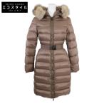 MONCLER モンクレール TINUVIEL ベルト/ファー付 フーディダウン コート 1 ベージュ レディース