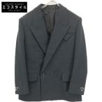 BOTTEGA VENETA ボッテガヴェネタ ブラック 671210 ウールダブルジャケット ブラック 44 ジャケット ウール メンズ 中古