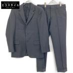 ショッピングプラダ PRADA プラダ グレー UAF367  ウール 2Bシングル スーツ グレー 44 スーツ セットアップ ウール メンズ 中古