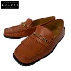  прекрасный товар TOD'S Tod's T время отсутствует цепь кисточка Loafer 35 женский 