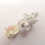 美品 イエローダイヤモンド/ダイヤモンド ペンダントトップ YD2.24ct D1.12ct Pt900 プラチナ レディース