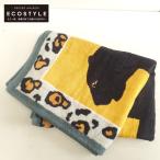  как новый HERMES Hermes черный Panther принт банное полотенце / пляж полотенце 90 150 желтый / черный / серый серия женский 