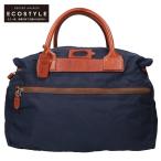 Felisi フェリージ P4/6 ナイロンｘレザー 2WAYショルダー ボストンバッグ ネイビー レディース