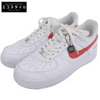 美品 NIKE ナイキ × Supreme エアフォースワン スニーカー シューズ メンズ ホワイト×レッド 26cm CU9225-101