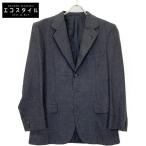 Brioni ブリオーニ ネイビー ウール PALATINO ストライプ 3Bテーラードジャケット ネイビー 50R ジャケット ウール メンズ 中古