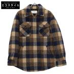 CELINE セリーヌ ブラウン チェック柄 2W466758N 中綿ライナー ジャケット ブラウン 34 ジャケット ウール レディース 中古