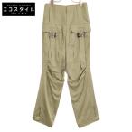 美品/国内正規/22年製 FENDI フェンディ FR4676ANQ8 レーヨン ブッシュパンツ/ ボトムス 38 グリーン レディース
