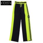 DOLCE&GABBANA ドルチェアンドガッバーナ ウインドウペーン柄 トラックパンツ ボトムス メンズ ネイビー×イエロー 46 GV62AT/GEZ18