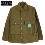 美品/ NIGEL CABOURN ナイジェルケーボン LYBRO 8039-13-80040 モールスキン カバーオール/ ジャケット 44 カーキ メンズ