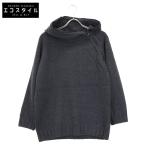 ショッピングシャネル CHANEL シャネル チャコールグレー 99A P13654V00632 ミドルゲージニットフーディ チャコールグレー 38 トップス ウール レディース 中古