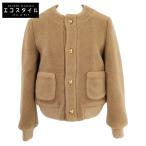 美品 国内正規   CELINE セリーヌ 2V22V382V カシミヤシルク チェルシーブルゾン ジャケット 34 キャメル レディース