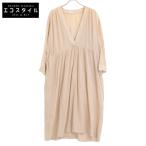 /22SS evam eva エヴァムエヴァ E221T077 cotton one piece コットン ワンピース  ベージュ レディース