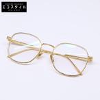 美品 BOTTEGA VENETA ボッテガヴェネタ BV1014SK 003 度入りレンズ ウェリントンシェイプ メガネフレーム 眼鏡 56□20-145