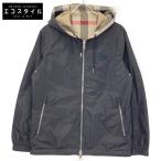 ショッピングBURBERRY BURBERRY バーバリー 8033623 ブラック リバーシブルナイロンジャケット ブラック XS ジャケット ポリエステル メンズ 中古