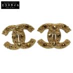 CHANEL シャネル 06A GP ココマーク ブラウンストーン イヤリング イヤリング ゴールド レディース