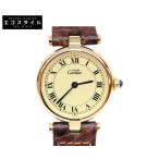 Cartier カルティエ W100225301 マストヴァンドームヴェルメイユSM アイボリーサークルローマ文字盤 腕時計 レディース