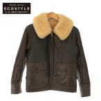 The REAL McCOY'S настоящий mccoy J-4 мутон "куртка пилота" 34 Brown мужской 