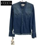 GREG LAUREN グレッグローレン デニム ウエスタンシャツ/ トップス  インディゴ メンズ