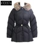 美品 MONCLER モンクレール 22年 GENIN GIUBBOTTO ベルト付き ダウンジャケット 0 ブラック レディース