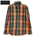 POLO RALPH LAUREN Polo Ralph Lauren orange змея фланель рубашка проверка длинный рукав многоцветный L tops хлопок мужской б/у 