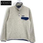 patagonia パタゴニア 25551 メンズ・ライトウェイト・シンチラ・スナップT・プルオーバー ライトグレー S トップス ポリエステル メンズ 中古