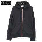 MONCLER モンクレール C10918431500 ブラック ジップアップパーカー ブラック L トップス コットン メンズ 中古