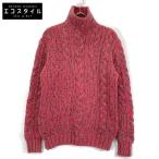 HERMES エルメス 90-00s カシミヤ ローゲージハイネックニット レッド レッド L トップス カシミヤ メンズ 中古