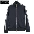 美品/ MONCLER モンクレール F20918G74900 MAGLIA CARDIGAN サイドライン トラック ジャケット S ブラック メンズ