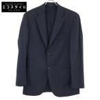 HERMES エルメス G19821 リネン 2Bジャケット ジャケット 46 ネイビー メンズ