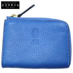 美品 Felisi フェリージ 1074 キップレザー L字ファスナー コンパクトウォレット コインケース ブルー