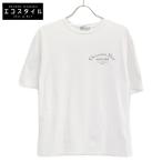 DIOR ディオール 863J621I0533 ホワイト ロゴプリントTシャツ ホワイト XS トップス コットン メンズ 中古