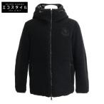 MONCLER モンクレール HAFFNER ボア×ナイロン リバーシブルフーデッドダウン ジャケット 1 ブラック メンズ