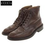 Tricker's トリッカーズ モ−ルトン レザー カントリーブーツ シューズ メンズ ブラウン 9.5 M2508