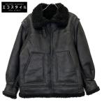 MAISON SPECIAL メゾンスペシャル 21212215403 ブラック シンセティックレザー ムートンジャケット ブラック M ジャケット レザー メンズ 中古