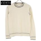 美品/国内正規 MARNI マルニ GCMD0071Q0 カシミヤ100% ステッチ ニットセーター/ トップス 40 ホワイト レディース