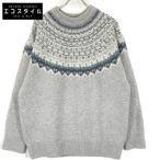 Ron Herman ロンハーマン 【×DEMY BY DEMYLEE】グレー ウール ノルディック柄 アグリーセーターパーティー グレー M ニット ウール メンズ 中古