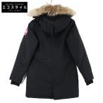 CANADA GOOSE カナダグース 3037LA ブラック ヴィクトリア パーカー ファーフードダウンジャケット ブラック XS コート ポリエステル レディース 中古