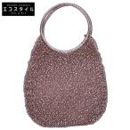 美品 ANTEPRIMA アンテプリマ スタンダード ラウンド 縦型 ワイヤーバッグ トートバッグ シルバー/ピンク レディース