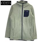patagonia パタゴニア 23年製 ライトグリーン ポリエステル R1エアフルジップフーディ ライトグリーン L ジャケット ポリエステル レディース 中古